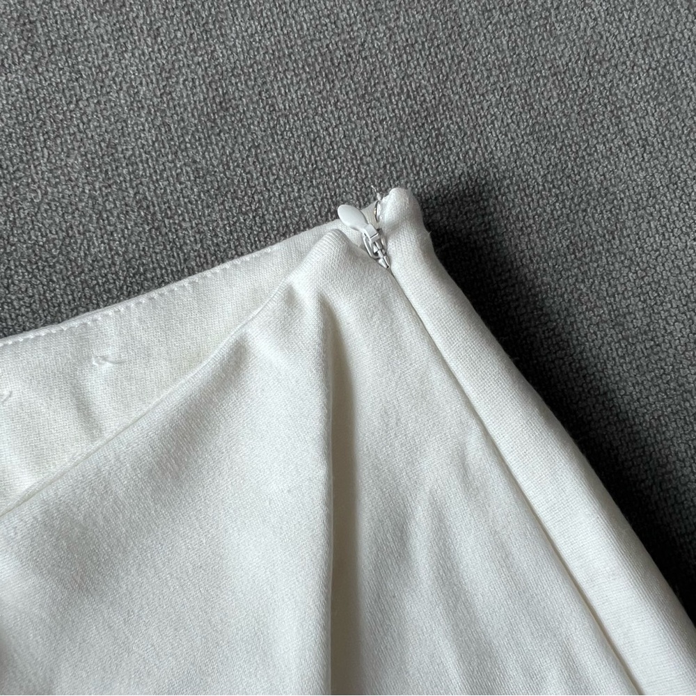 J. McLaughlin Carter Pants Wide Leg Cropped Cream 4 - Picture 4 of 6